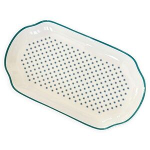 Portmeirion Ted Baker Oval Serving Platter Dish Langdon Blue 14" NEW